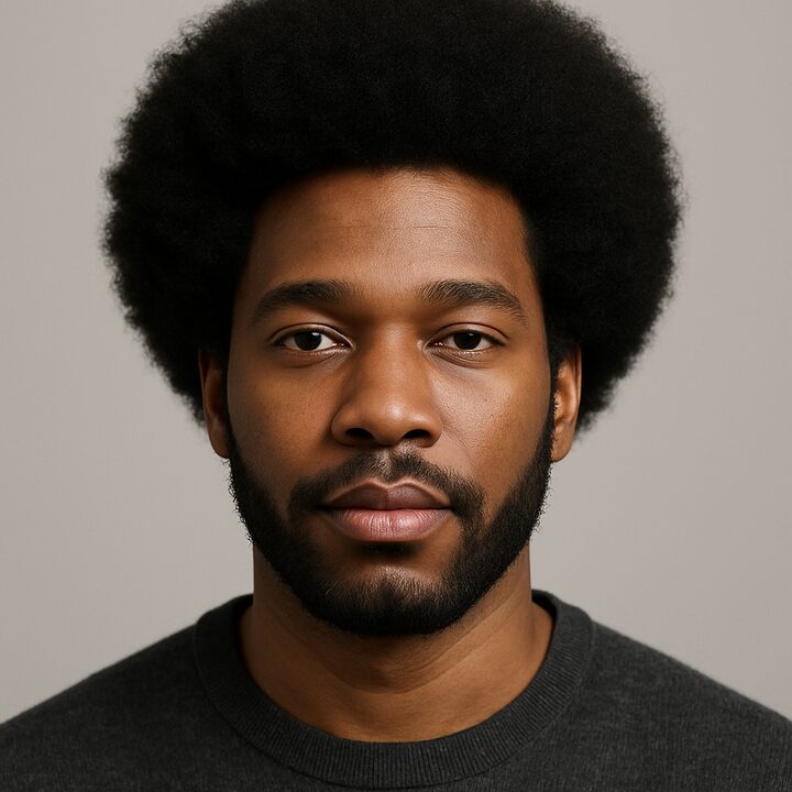 Corte Afro — frente