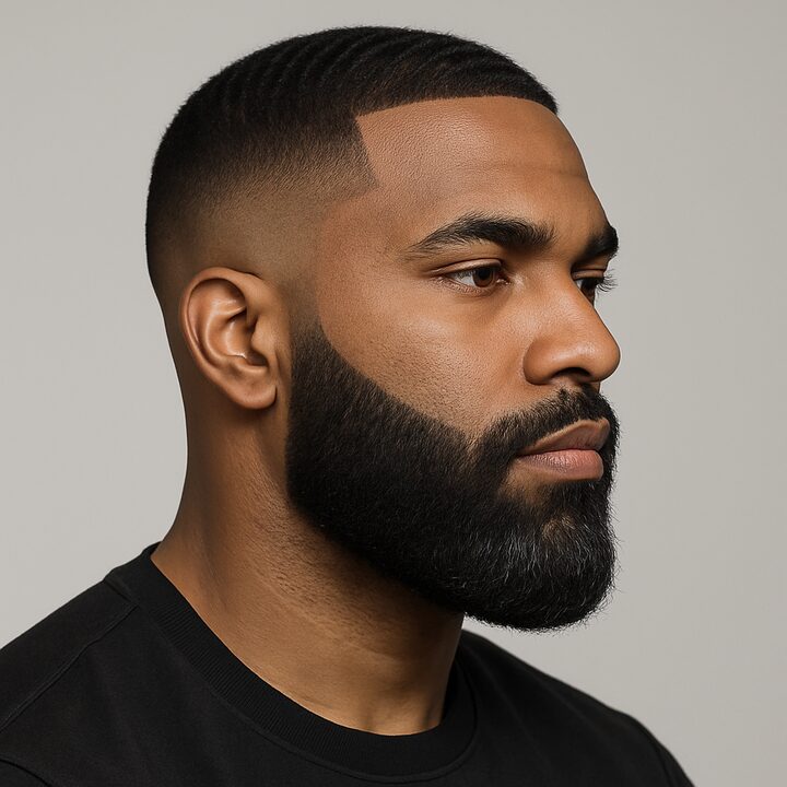 Barba Barba Cheia + Skin Fade — perfil