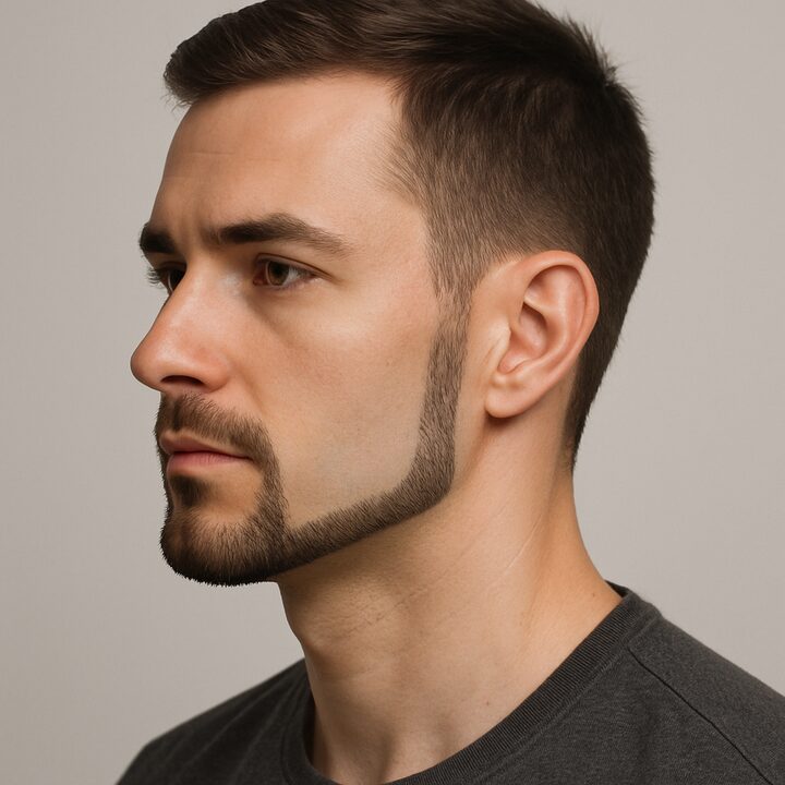 Barba Chinstrap (Linha do Queixo) — perfil