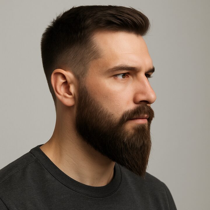 Barba Ducktail (Rabo de Pato) — perfil