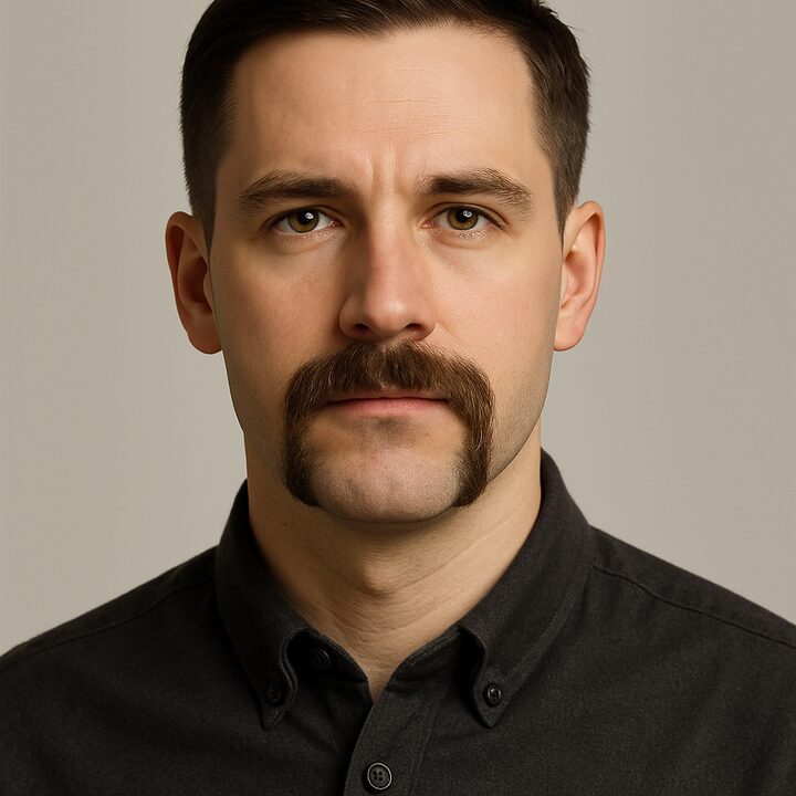 Barba Bigode Horseshoe (Ferradura) — frente