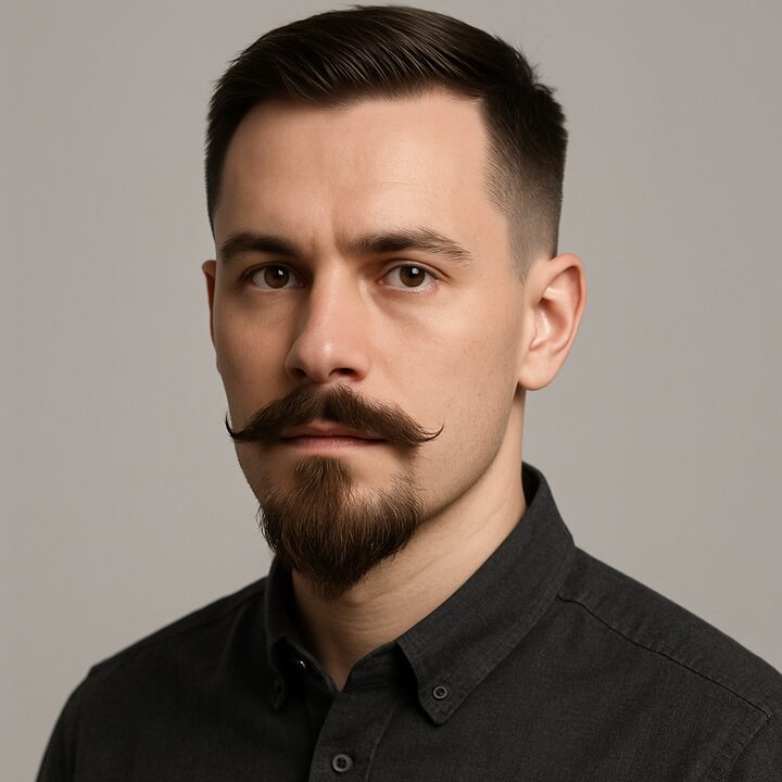 Barba Van Dyke — frente