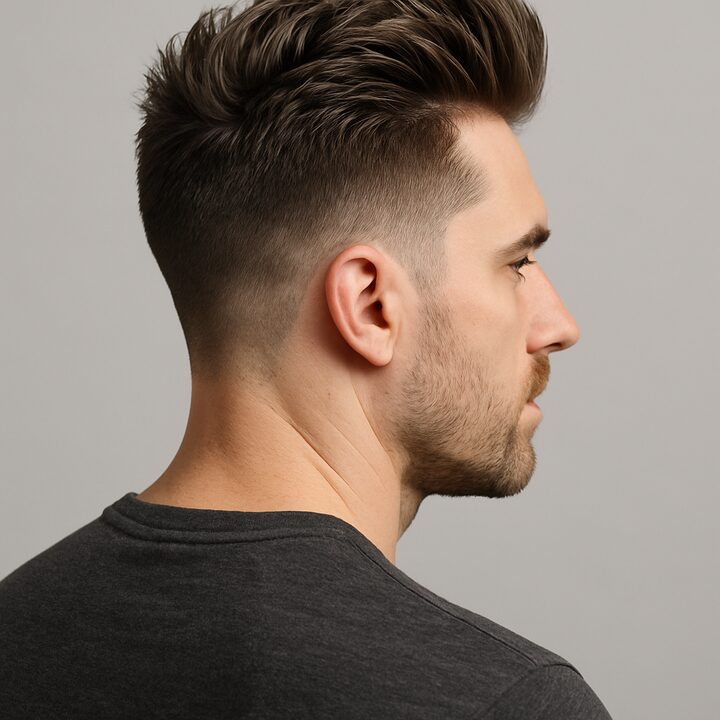Corte Brush Up — lateral