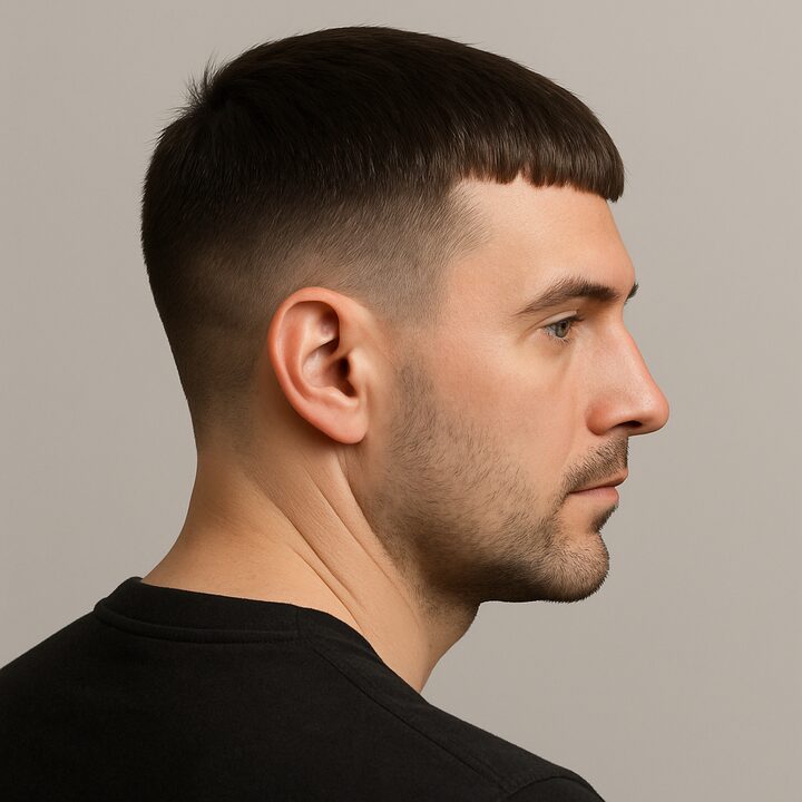 Corte Caesar Cut — lateral