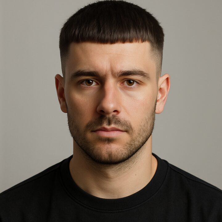 Corte Caesar Cut — frente