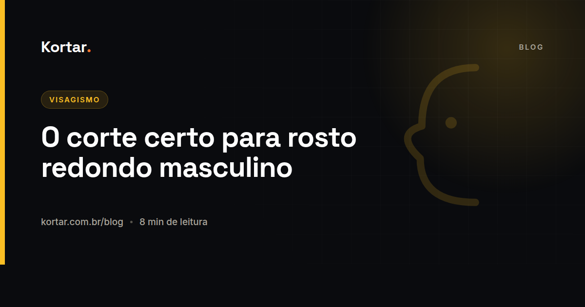O corte certo para rosto redondo masculino