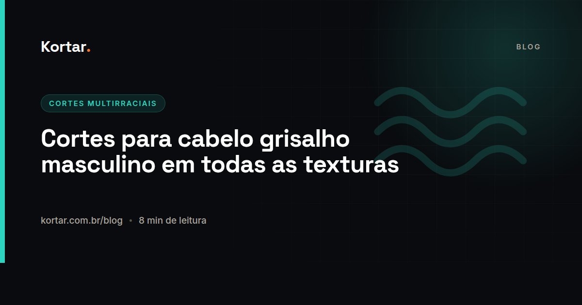 Cortes para cabelo grisalho masculino em todas as texturas