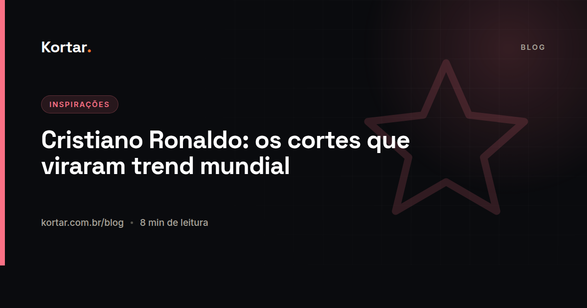 Cristiano Ronaldo: os cortes que viraram trend mundial