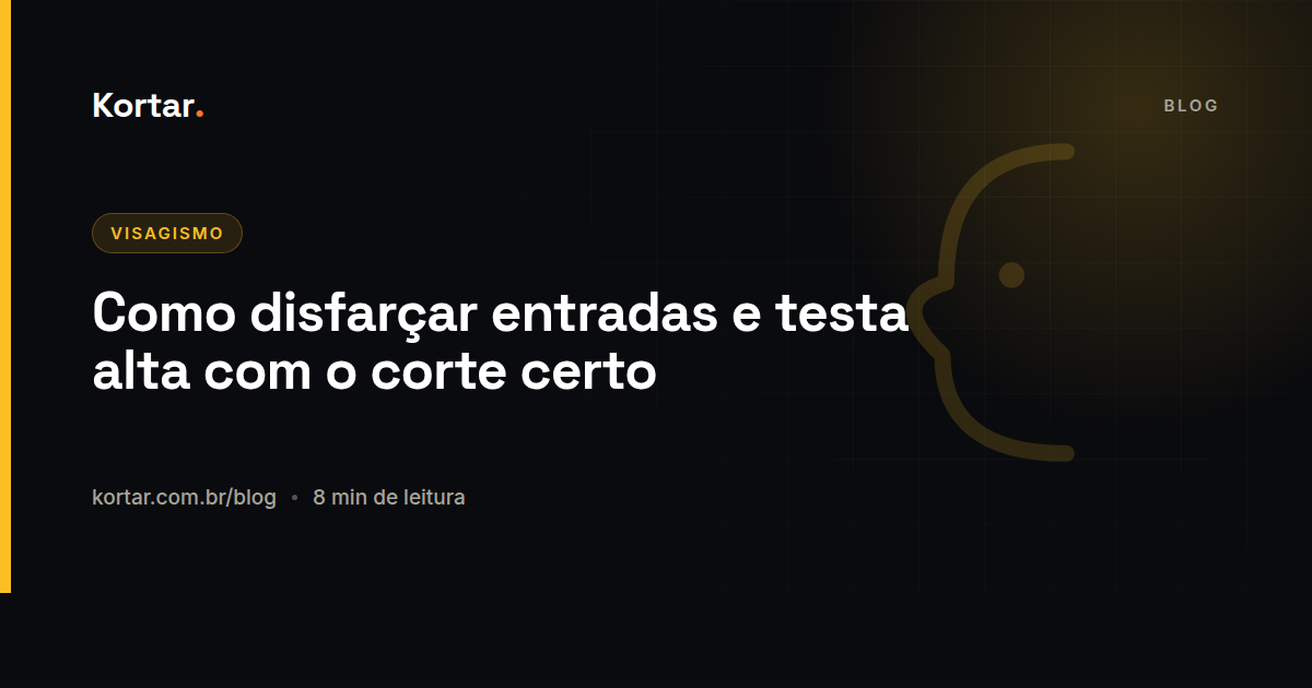 Como disfarçar entradas e testa alta com o corte certo