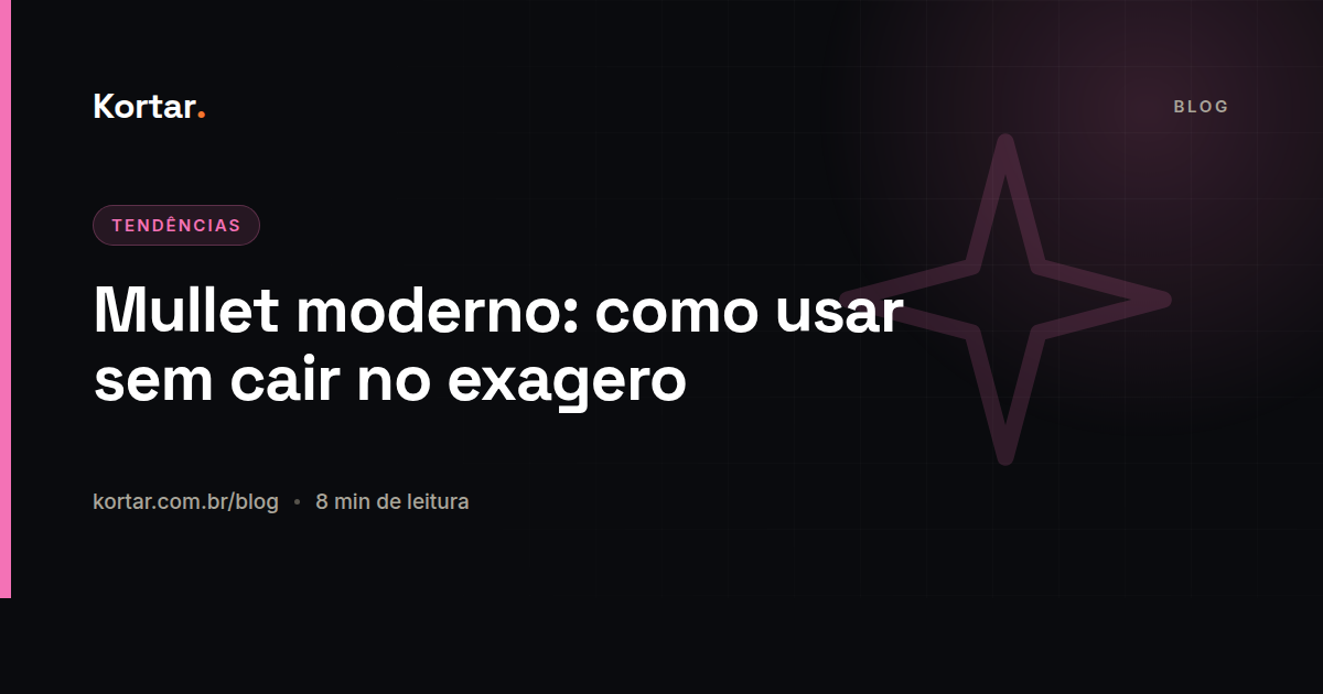 Mullet moderno: como usar sem cair no exagero