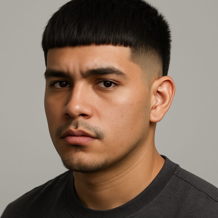 Corte Edgar + Burst Fade — frente