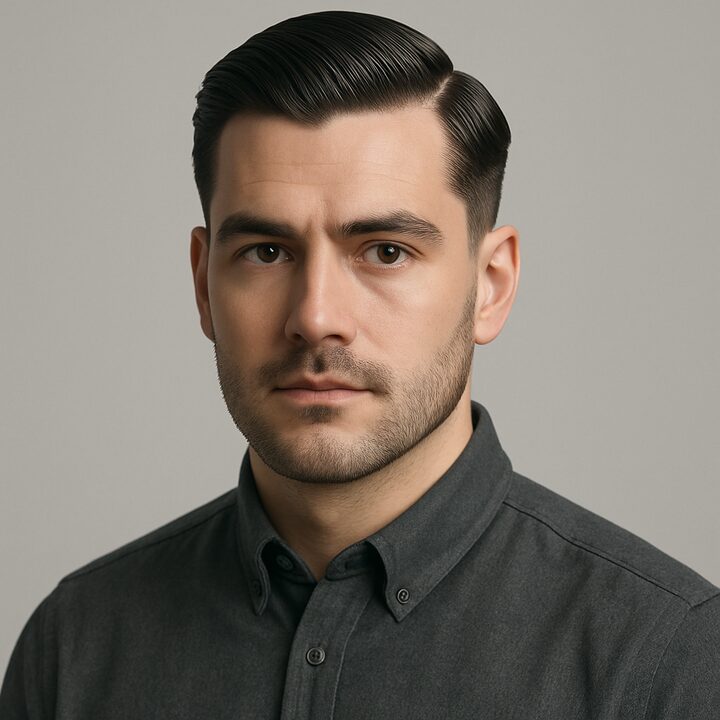 Corte Side Part — frente