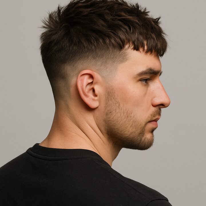 Corte Textured Crop — lateral