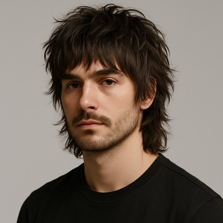 Corte Wolf Cut — frente