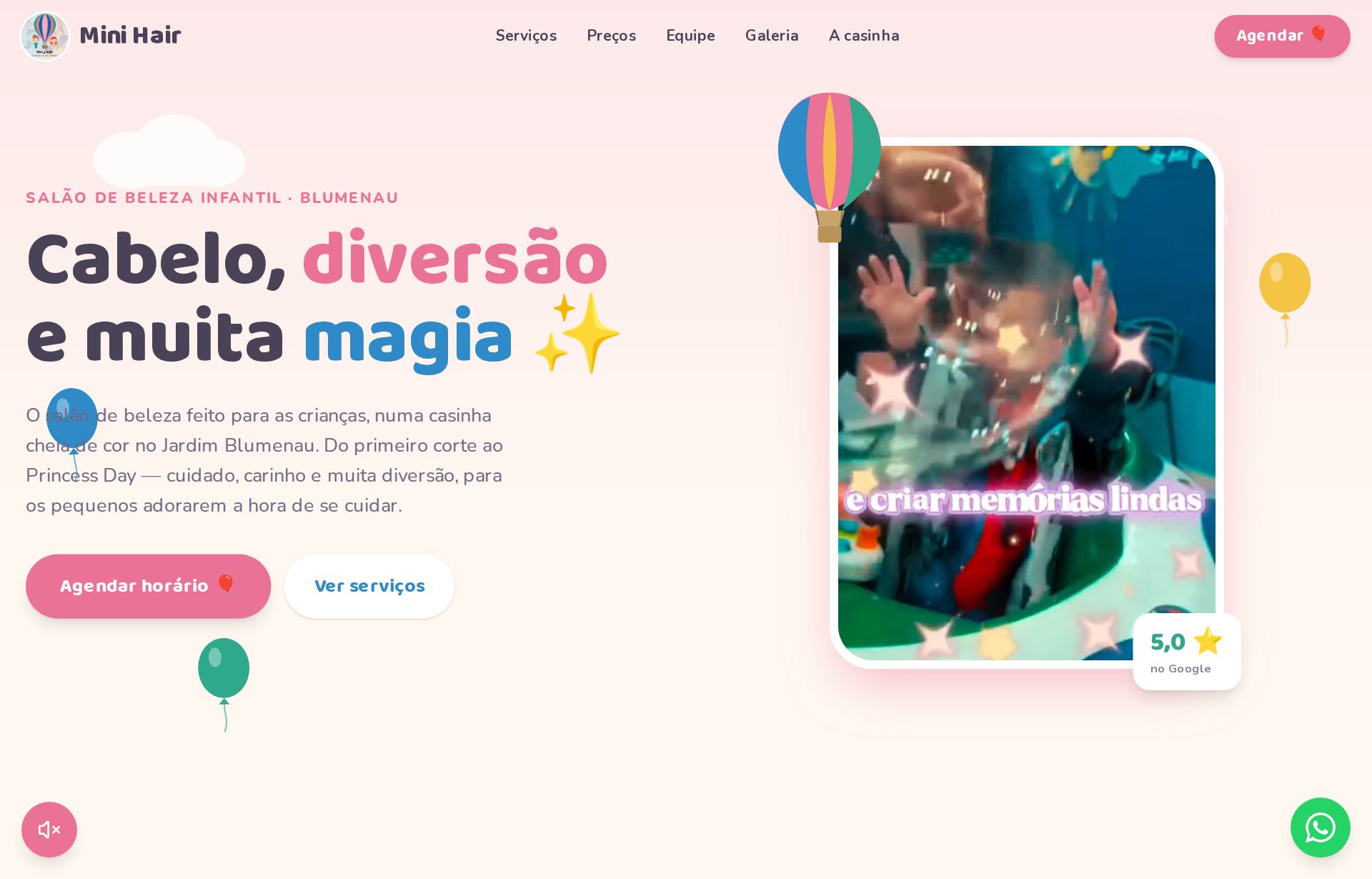 Site da Mini Hair
